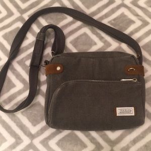 Travelon crossbody bag. Pewter.